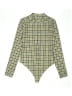 All Access Houndstooth Yellow Bodysuit Size L - photo 1