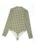 All Access Houndstooth Yellow Bodysuit Size L - photo 2