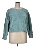 Hippie Rose 100% Polyester Teal Sweatshirt Size XL - photo 1