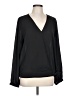 Ann Taylor LOFT Outlet 100% Polyester Black Long Sleeve Blouse Size L - photo 1