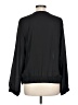 Ann Taylor LOFT Outlet 100% Polyester Black Long Sleeve Blouse Size L - photo 2