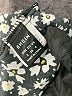 Shein 100% Polyester Floral Black Shorts Size S - photo 3