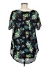 Torrid 100% Polyester Black Short Sleeve Blouse Size Med Plus (00) - photo 2