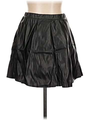 Runway Story Faux Leather Skirt (view 1)