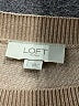 Ann Taylor LOFT Outlet Polka Dots Tan Pullover Sweater Size L - photo 7