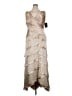 Jovani Silver Gold Cocktail Dress Size 14 - photo 1