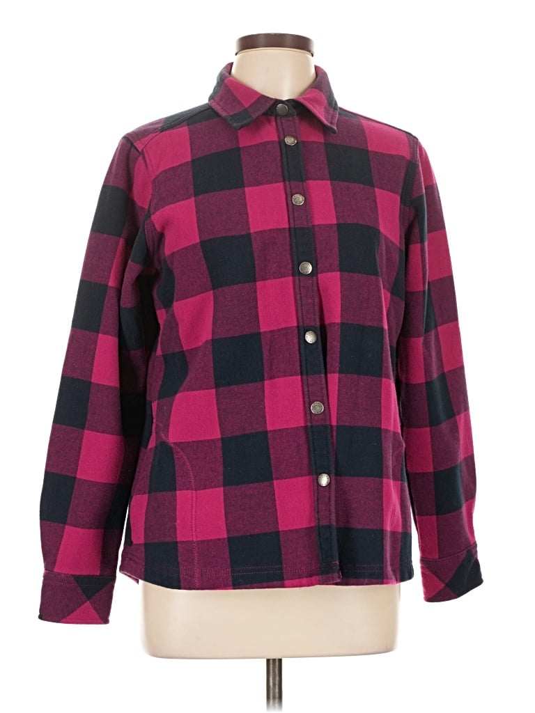 Pre-owned Orvis Fleece Jacket In Purple