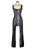 Shein Animal Print Silver Jumpsuit Size 4 - photo 1