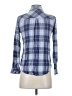 Rails 100% Rayon Plaid Blue Long Sleeve Button-Down Shirt Size S - photo 2