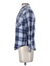Rails 100% Rayon Plaid Blue Long Sleeve Button-Down Shirt Size S - photo 5