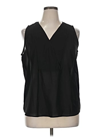 August Silk Sleeveless Blouse (view 1)