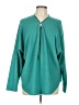 Ariella Teal Poncho Size L - photo 1