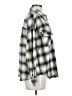 E&M Collection 100% Cotton Plaid Gray Long Sleeve Button-Down Shirt Size M - photo 4