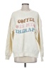 Pink Lily 100% Cotton Print Ivory Sweatshirt Size S - photo 1