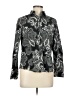 Foxcroft 100% Cotton Paisley Black Long Sleeve Blouse Size 10 - photo 1