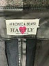 Veronica Beard 100% Polyurethane Metallic Black Casual Pants Size 6 - photo 6