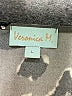 Veronica M. Animal Print Gray 3/4 Sleeve Blouse Size L - photo 7