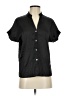Unbranded 100% Polyester Black Short Sleeve Blouse Size S - photo 1