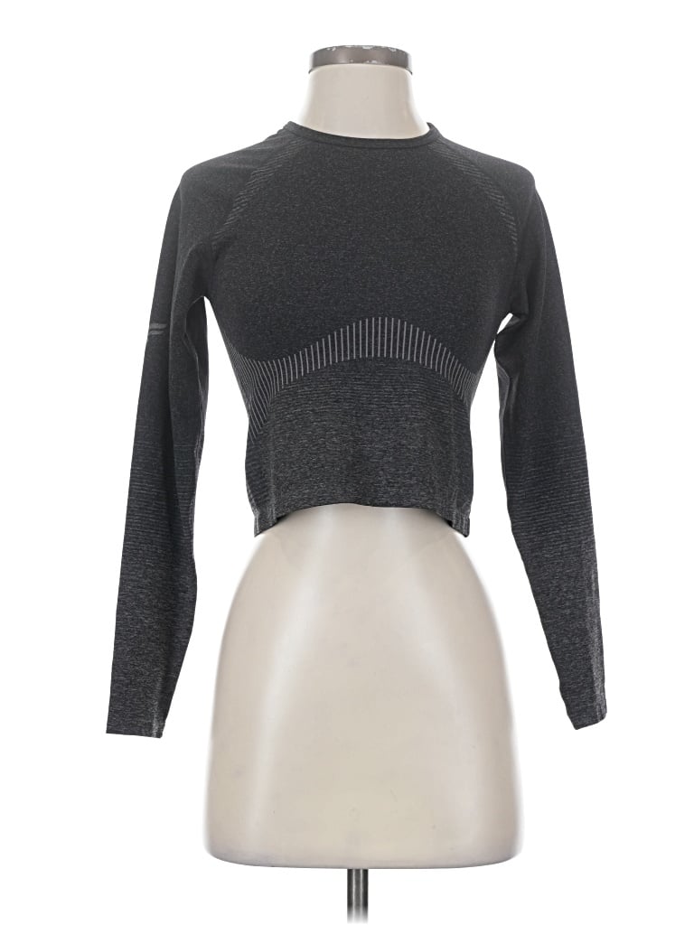 Pre-owned Fabletics Active T-shirt In Gray