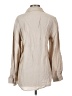 Unbranded 100% Polyester Tan 3/4 Sleeve Blouse Size S - photo 2
