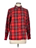 Foxcroft Plaid Red Long Sleeve Button-Down Shirt Size 10 (petite) - photo 1