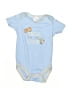 Little Beginnings Blue Short Sleeve Onesie Size 6-9 mo - photo 1