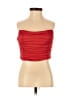 Zara 100% Polyester Red Sleeveless Top Size S - photo 1