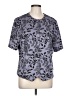 Alfred Dunner Gray Short Sleeve Blouse Size L - photo 1