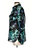 Bellefleur 100% Polyester Print Teal Long Sleeve Blouse Size XS - photo 5