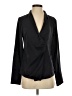 Something Navy 100% Polyester Black Blazer Size S - photo 1