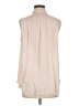 Ann Taylor LOFT 100% Polyester Ivory Sleeveless Blouse Size M - photo 2
