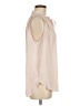 Ann Taylor LOFT 100% Polyester Ivory Sleeveless Blouse Size M - photo 4