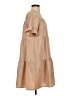 Roolee 100% Polyester Solid Tan Casual Dress Size S - photo 4