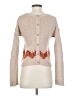 Maison Jules Chevron-herringbone Ivory Pullover Sweater Size XS - photo 2