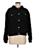 Hyfve 100% Polyester Black Faux Fur Jacket Size M - photo 1