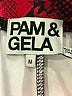 Pam & Gela Animal Print Red Track Pants Size M - photo 6
