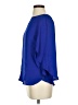 Milly Blue 3/4 Sleeve Silk Top Size 2 - photo 5