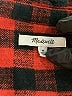 Madewell 100% Cotton Plaid Red Long Sleeve Button-Down Shirt Size M - photo 7