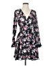 Unbranded 100% Polyester Floral Black Casual Dress Size S - photo 1