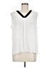 T Tahari 100% Polyester White Sleeveless Blouse Size M - photo 1