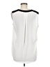 T Tahari 100% Polyester White Sleeveless Blouse Size M - photo 2