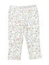 Kids Headquarters Floral White Casual Pants Size 4T - photo 1