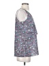 CAbi 100% Polyester Gray Sleeveless Blouse Size S - photo 4