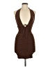 THATSSOFETCH 100% Polyester Brown Cocktail Dress Size 8 - photo 1