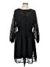Ann Taylor LOFT 100% Polyester Black Cocktail Dress Size L - photo 1