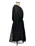 Ann Taylor LOFT 100% Polyester Black Cocktail Dress Size L - photo 4