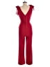 Crystal Sky Solid Red Jumpsuit Size M - photo 2