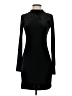 Unbranded Solid Black Cocktail Dress Size XXS (estimated) - photo 1