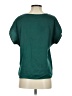 Shein 100% Polyester Green Short Sleeve Top Size S - photo 2