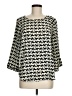 Pixley 100% Polyester Ivory 3/4 Sleeve Blouse Size M - photo 1